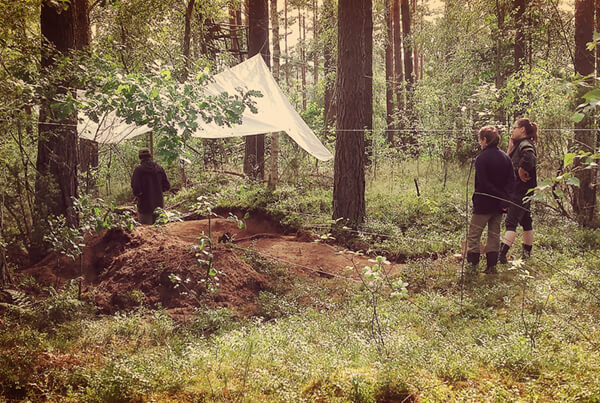 Wykopaliska na stanowisku w Wólce Prusinowskiej