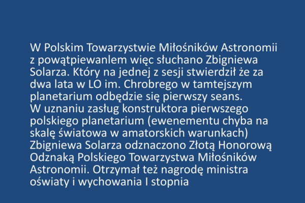 0005 „Zbigniew Solarz. Pierwsze polskie mini planetarium” – Olivier Pałubski, kl. 5 z Katolickiej Szkoły Podstawowej im. św. Jana Bosko w Piotrkowie Trybunalskim - 5