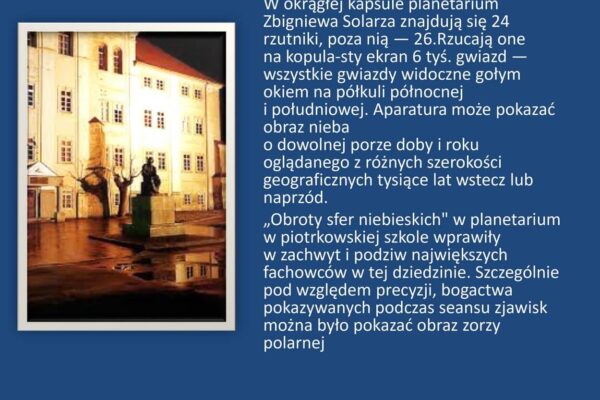 0007 „Zbigniew Solarz. Pierwsze polskie mini planetarium” – Olivier Pałubski, kl. 5 z Katolickiej Szkoły Podstawowej im. św. Jana Bosko w Piotrkowie Trybunalskim - 7