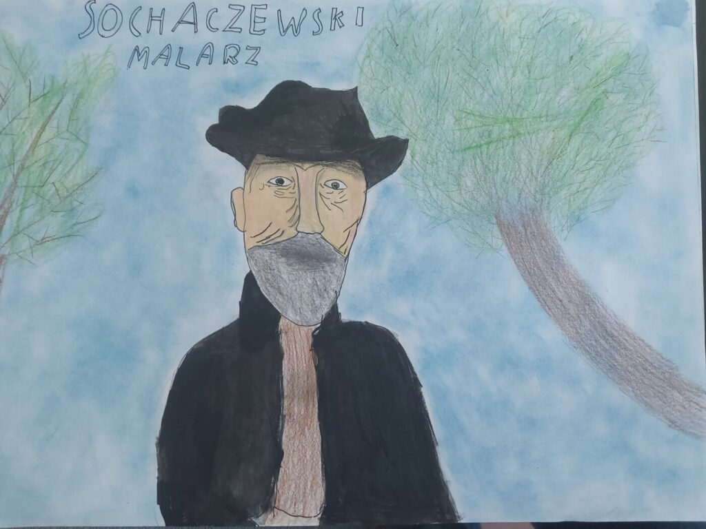 20230925_125028 (1) „Władysław Ślewiński. Malarz ziemi sochaczewskiej” – kl. 5b ze Szkoły Podstawowej nr 6 im. Króla Władysława Jagiełły z Sochaczewa - 1