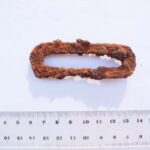 krzesiwo ogniwkowe na białym tle z miarką