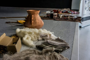 widok na repliki zabytków