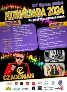 plakat Kowaliady z programem