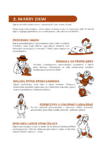 Cykl 2. Skarby ziemi z opisem zajęć