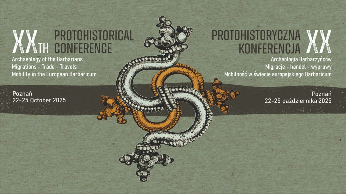 Plakat konferencji z rysunkiem zapinki