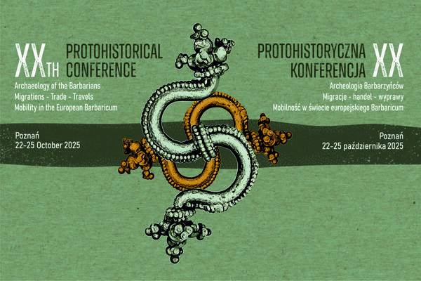 Plakat konferencji z rysunkiem zapinki