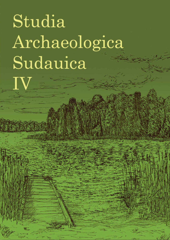 Okładka tomu: na zielonym tle czarny ołówkowy rysunek pomostu na jeziorze z lasem w tle.